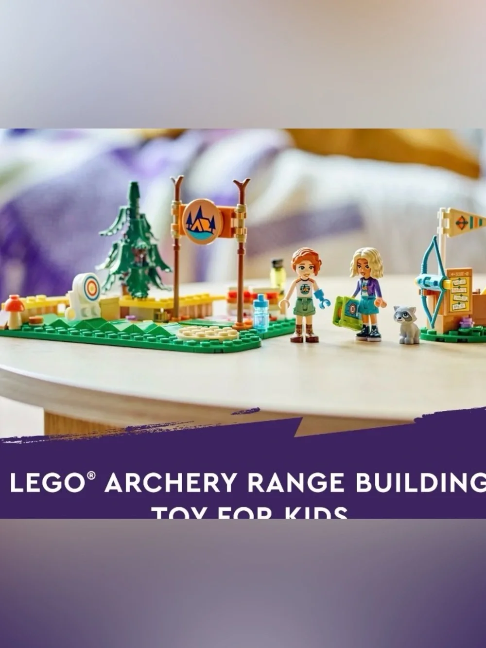 LEGO Friends Adventure Camp Archery Range Playset - Green, Brown, Yellow‎ NWT